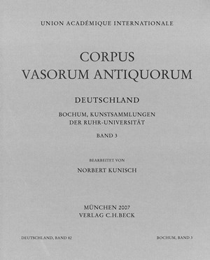 Cover: , Corpus Vasorum Antiquorum Deutschland Bd. 82  Bochum 3: Kunstsammlungen der Ruhr-Universität