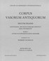 Cover: Eschbach, Norbert, Corpus Vasorum Antiquorum Deutschland Bd. 83  Göttingen, Archäologisches Institut der Universität Band 3: Attisch schwarzfigurige Keramik