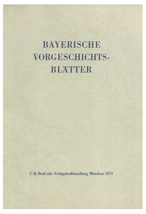 Cover: , Bayerische Vorgeschichtsblätter 2006