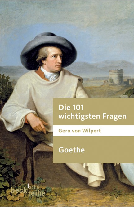 Cover: Gero von Wilpert, Die 101 wichtigsten Fragen - Goethe