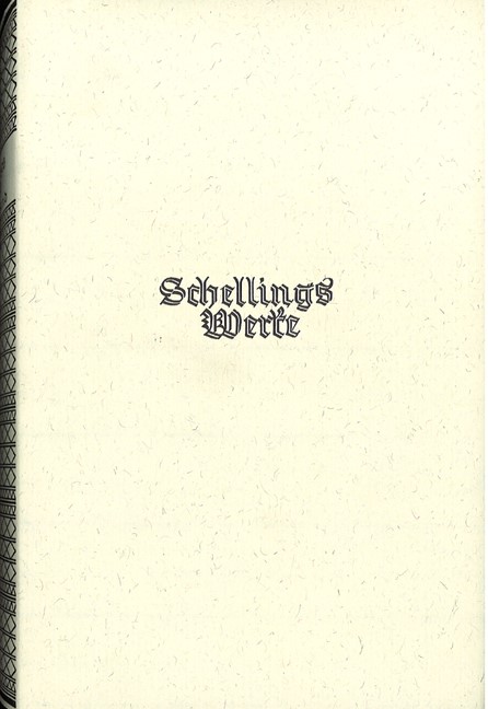 Cover:, Schelling Werke  4. Hauptband: Schriften zur Philosophie der Freiheit (1804-1815)