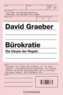 Abbildung von Graeber | Bürokratie | 1. Auflage | 2017 | beck-shop.de