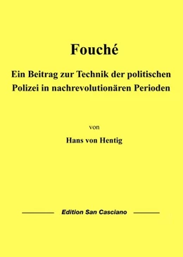 Abbildung von Hentig / Klein | Fouché | 1. Auflage | 2016 | beck-shop.de