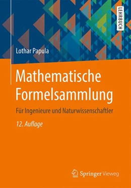 Abbildung von Papula | Mathematische Formelsammlung | 12. Auflage | 2017 | beck-shop.de