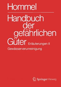 Abbildung von Hommel / Baum | Handbuch der gefährlichen Güter. Erläuterungen II | 26. Auflage | 2016 | beck-shop.de