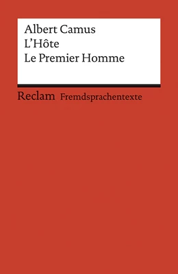 Abbildung von Stoppel / Camus | L' Hote. Le Premier Homme | 1. Auflage | 1997 | beck-shop.de