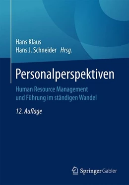 Abbildung von Klaus / Schneider | Personalperspektiven | 12. Auflage | 2016 | beck-shop.de
