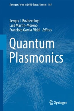 Abbildung von Bozhevolnyi / Martin-Moreno | Quantum Plasmonics | 1. Auflage | 2016 | beck-shop.de