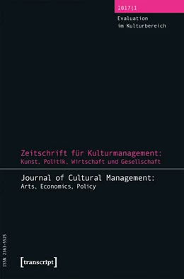 Abbildung von Höhne / Tröndle | Zeitschrift für Kulturmanagement: Kunst, Politik, Wirtschaft und Gesellschaft | 1. Auflage | 2017 | beck-shop.de