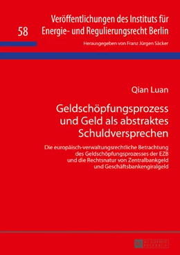 Abbildung von Luan | Geldschöpfungsprozess und Geld als abstraktes Schuldversprechen | 1. Auflage | 2016 | beck-shop.de
