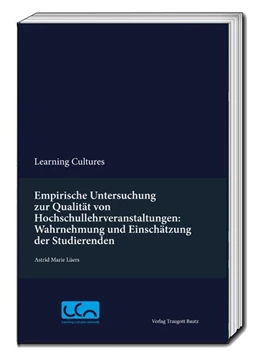 Abbildung von Lüers | Empirische Untersuchung zur Qualität von Hochschullehrveranstaltungen: Wahrnehmung und Einschätzung der Studierenden | 1. Auflage | 2016 | beck-shop.de