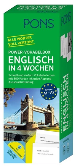 Abbildung von PONS Power-Vokabelbox Englisch in 4 Wochen | 1. Auflage | 2017 | beck-shop.de