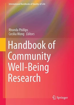 Abbildung von Phillips / Wong | Handbook of Community Well-Being Research | 1. Auflage | 2016 | beck-shop.de