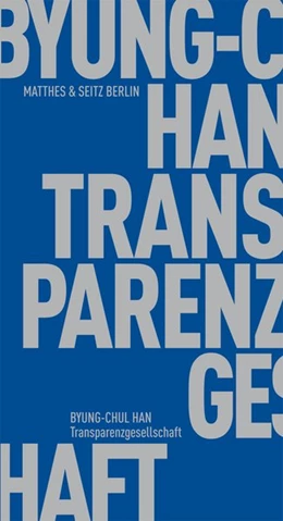 Abbildung von Han | Transparenzgesellschaft | 1. Auflage | 2012 | beck-shop.de