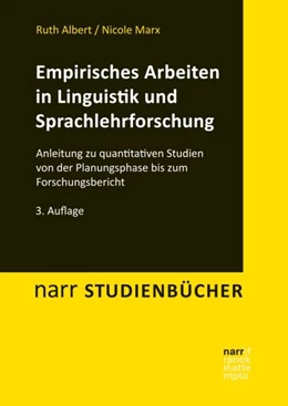 Abbildung von Albert / Marx | Empirisches Arbeiten in Linguistik und Sprachlehrforschung | 3. Auflage | 2016 | beck-shop.de
