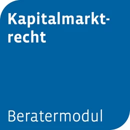 Abbildung von Beratermodul Kapitalmarktrecht | 1. Auflage | | beck-shop.de