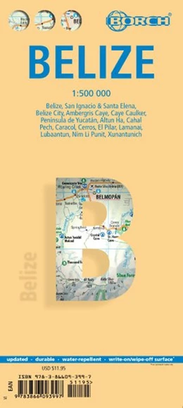 Abbildung von Belize 1:500 000 | 5. Auflage | 2016 | beck-shop.de