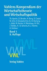 Abbildung von Vahlens Kompendium der Wirtschaftstheorie und Wirtschaftspolitik Band 1 | 9., überarbeitete Auflage | 2007 | beck-shop.de