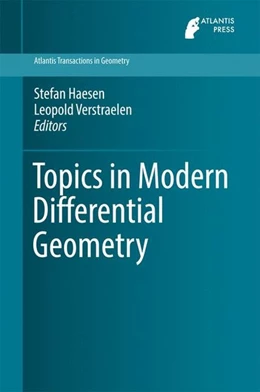 Abbildung von Haesen / Verstraelen | Topics in Modern Differential Geometry | 1. Auflage | 2016 | beck-shop.de