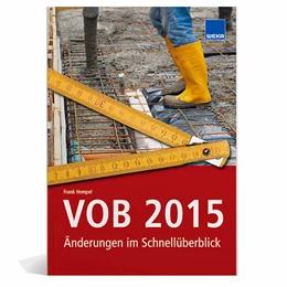 Abbildung von VOB 2016 - Änderungen im Schnellüberblick | 1. Auflage | 2017 | beck-shop.de
