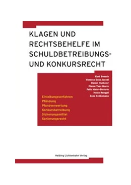 Abbildung von Boesch / Duss Jacobi | Klagen und Rechtsbehelfe im Schuldbetreibungs- und Konkursrecht | 1. Auflage | 2018 | beck-shop.de