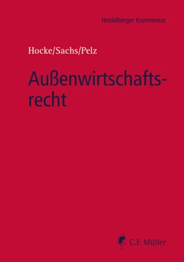 Abbildung von Sachs / Pelz | Außenwirtschaftsrecht | 1. Auflage | 2017 | beck-shop.de