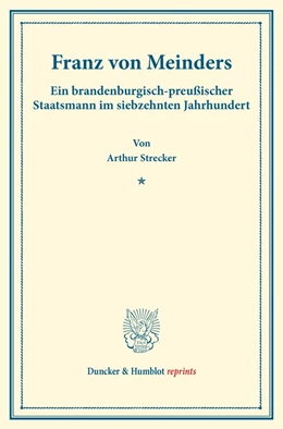 Abbildung von Strecker | Franz von Meinders. | 1. Auflage | 2016 | beck-shop.de