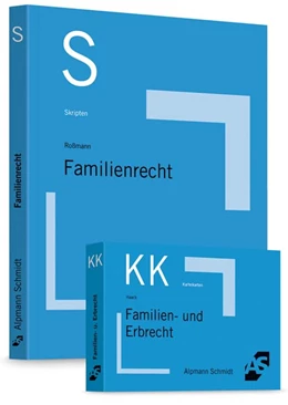 Abbildung von Roßmann / Haack | Roßmann, Skript Familienrecht + Haack, Karteikarten Familien- und Erbrecht • Set | 1. Auflage | | beck-shop.de
