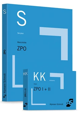 Abbildung von Marschollek / Haack | Skript ZPO + Karteikarten ZPO • Set | 1. Auflage | | beck-shop.de