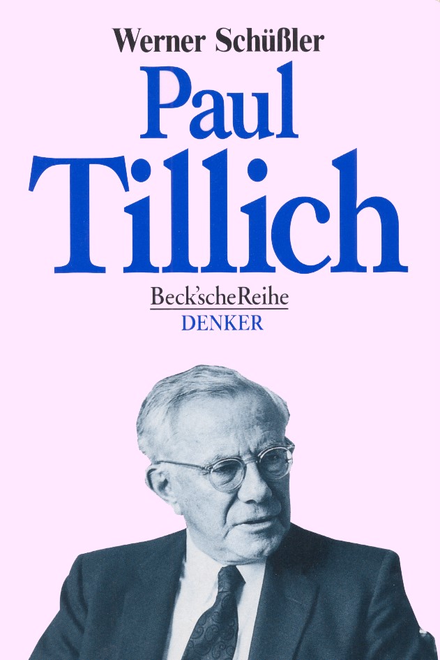 Cover: Schüßler, Werner, Paul Tillich