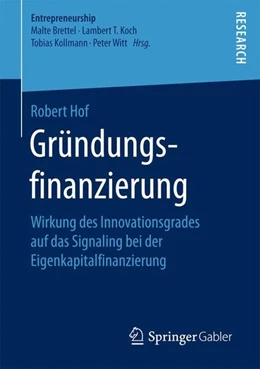 Abbildung von Hof | Gründungsfinanzierung | 1. Auflage | 2016 | beck-shop.de