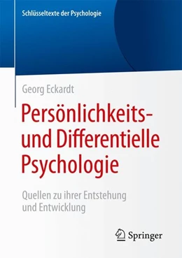 Abbildung von Eckardt | Persönlichkeits- und Differentielle Psychologie | 1. Auflage | 2017 | beck-shop.de