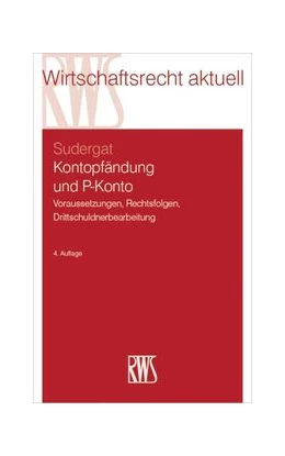 Abbildung von Sudergat | Kontopfändung und P-Konto | 1. Auflage | 2022 | 365 | beck-shop.de