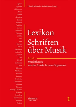 Abbildung von Scheideler / Wörner | Lexikon Schriften über Musik | 1. Auflage | 2017 | beck-shop.de