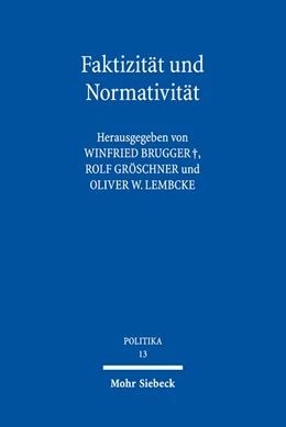 Abbildung von Brugger / Gröschner | Faktizität und Normativität | 1. Auflage | 2016 | beck-shop.de