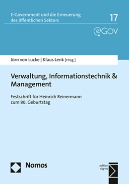 Abbildung von Lucke / Lenk | Verwaltung, Informationstechnik & Management | 1. Auflage | 2017 | 17 | beck-shop.de