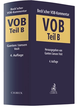 Abbildung von Ganten / Jansen | Beck'scher VOB-Kommentar: VOB Teil B | 4. Auflage | 2023 | beck-shop.de