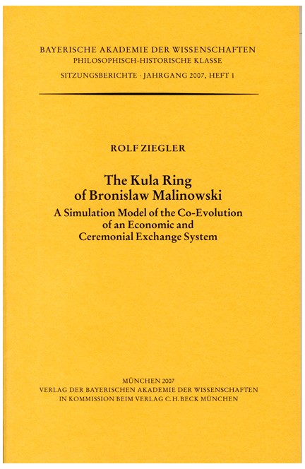 Cover: Rolf Ziegler, The Kula Ring of Bronislaw Malinowski