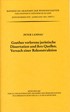 Cover: Landau, Peter, Goethes verlorene juristische Dissertation und ihre Quellen. Versuch einer Rekonstruktion