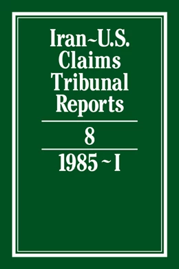 Abbildung von MacGlashan | Iran-U.S. Claims Tribunal Reports: Volume 8 | 1. Auflage | 1987 | beck-shop.de
