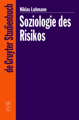Abbildung von Luhmann | Soziologie des Risikos | 2. Auflage | 2003 | beck-shop.de