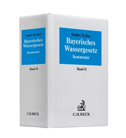 Abbildung von Sieder/Zeitler: Bayerisches Wassergesetz Hauptordner II 65 mm • 1 Ersatzordner (leer) | 1. Auflage | | beck-shop.de