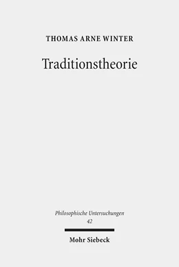 Abbildung von Winter | Traditionstheorie | 1. Auflage | 2017 | 42 | beck-shop.de