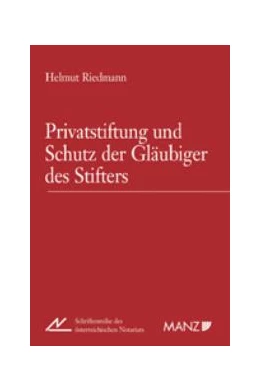 Abbildung von Riedmann | Privatstiftung und Schutz der Gläubiger des Stifters | 1. Auflage | 2004 | 26 | beck-shop.de