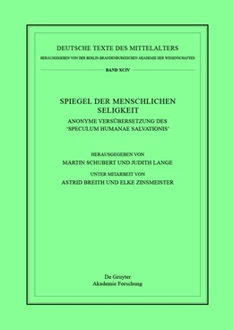 Abbildung von Schubert / Lange | Spiegel der menschlichen Seligkeit | 1. Auflage | 2024 | beck-shop.de