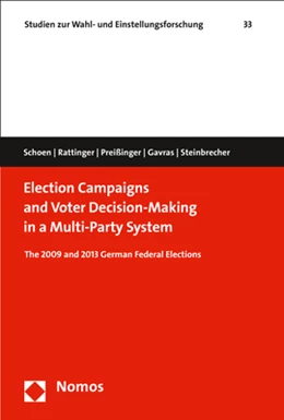 Abbildung von Schoen / Rattinger | Election Campaigns and Voter Decision-Making in a Multi-Party System | 1. Auflage | 2017 | 33 | beck-shop.de