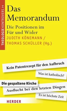 Abbildung von Könemann / Schüller | Das Memorandum | 1. Auflage | 2017 | beck-shop.de