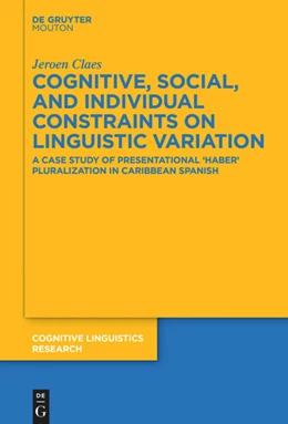 Abbildung von Claes | Cognitive, Social, and Individual Constraints on Linguistic Variation | 1. Auflage | 2016 | beck-shop.de