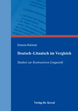 Abbildung von Raciene | Deutsch–Litauisch im Vergleich | 1. Auflage | 2017 | 19 | beck-shop.de