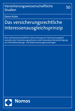 Abbildung von Rubin | Das versicherungsrechtliche Interessenausgleichsprinzip | 1. Auflage | 2017 | 50 | beck-shop.de